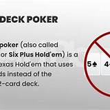 zz66 short deck poker